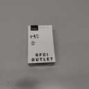 MOES GFCI Outlet 15 Amp, Self-Test GFCI Electrical Outlet with Weather & Tamper Resistant Receptacle, Screwless Wall Plate, LED Indicator, Outdoor or Indoor Use, UL Listed, Matte White,1Pack