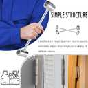 2Pcs Hinge Gap Adjusting Wrench Kit, Residential Door Hinge Adjustment Tool, Hand Tools for Hinge Adjustment Heavy Duty Door Gap Adjustment Tool Upgrade Steel Repair Spanner