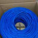 Rapink Cat6 Ethernet Cable 1000ft, Cat6 ethernet Cable 23AWG Solid Bare Copper 10G Support, UTP cat6 Cable 550MHZ, cat 6 Cable 1000ft POE Support Blue