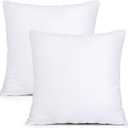 MIULEE Set of 2 Throw Pillow Inserts Premium Pillow Stuffer Square Form for Decorative Cushion Bed Couch Sofa 18x18 Inch