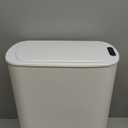 Cesun Motion Sensor Trash Can, 5 Gallon Automatic Bathroom Garbage Can with Lid, Touchless Smart Plastic Slim Wastebasket for Bathroom, Office, rv, Bedroom, Living Room, White