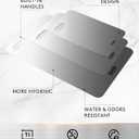 Titanium Cutting Board,100% Pure Titanium Kitchen Cutting Board, Durable and Hygienic for Meat, Fruit & Vegetables (16L*10W)