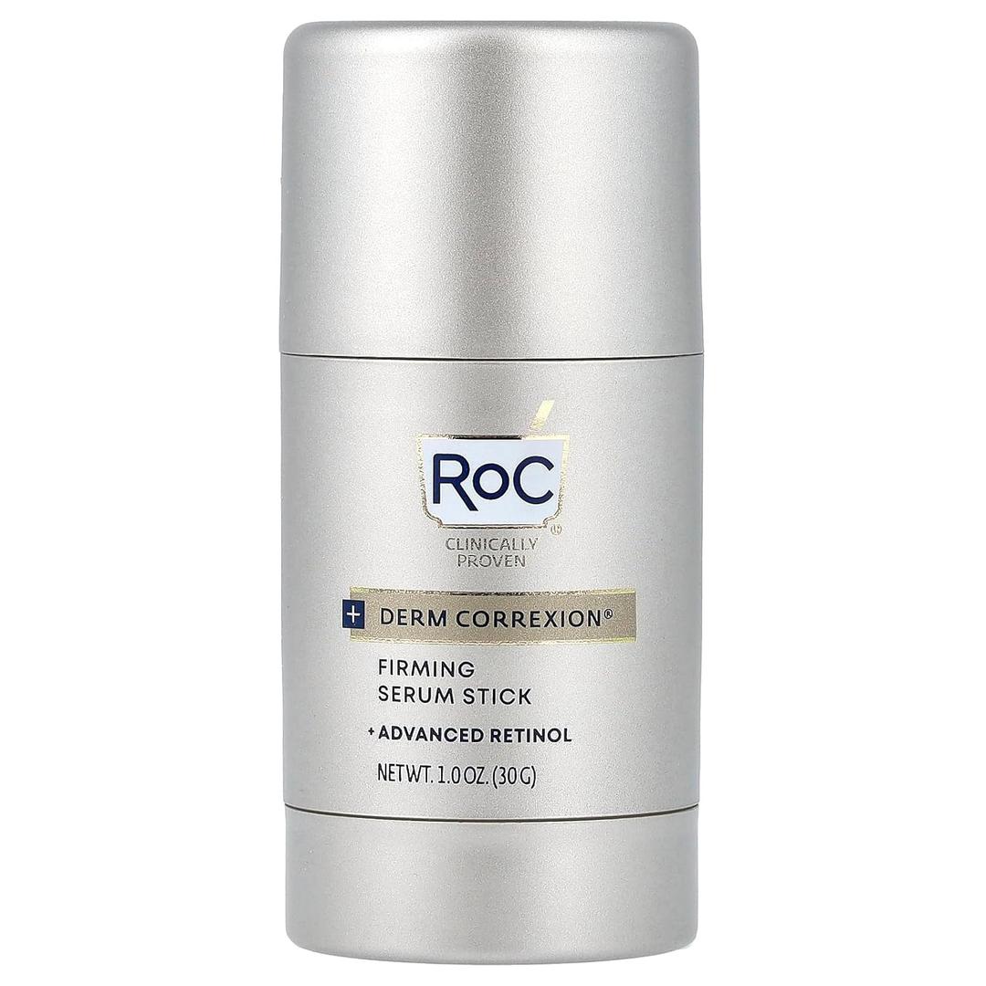 RoC Derm Correxion Retinol Firming Serum Stick with Antioxidants to Visibly Tighten and Firm Wrinkles and Laugh Lines 1.0 oz plus Retinol Eye Cream Packette