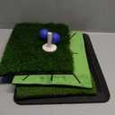 Golf Hitting Mats Training Equipment, Golf Practice Mat with Instant Swing Path Feedback, 3 Replaceable Golf Training Mats with No-Slip Heavy Duty Rubber Base