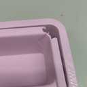 Lifewit Silverware Drawer Organizer, Expandable Utensil Tray for Kitchen, BPA Free Flatware and Cutlery Holder, Adjustable Plastic Storage for Spoons Forks Knives, 8.5"-14.1" x 12.1", Pink