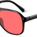 YDAOWKN Retro Aviator Sunglasses for Women Mens Large Frame Classic Vintage 70s Sun Glasses Aviators
