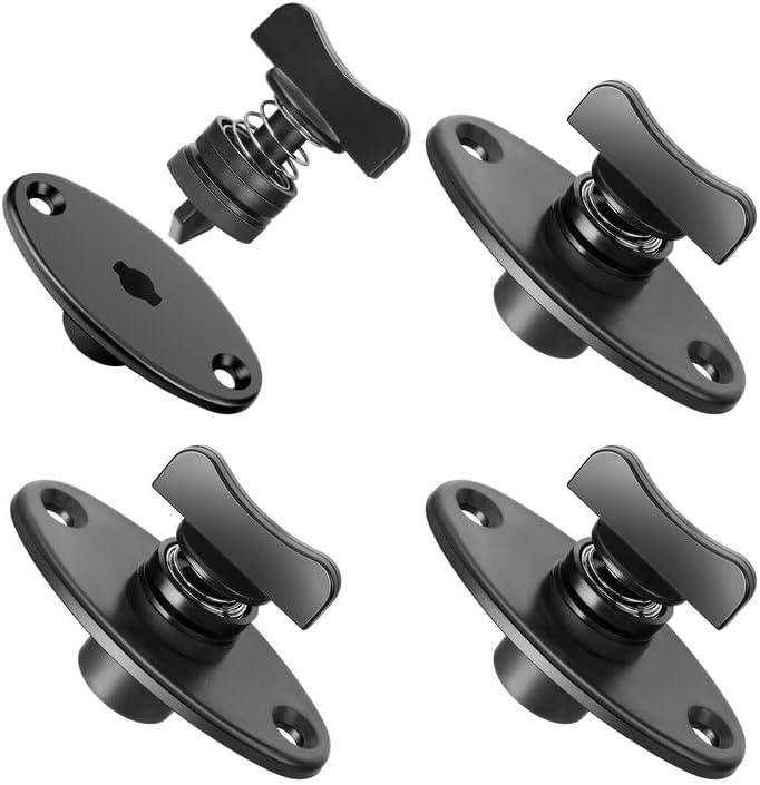 RunNico 4 Set Boat Windshield Fastener, Boat Windshield Clips for Boats Safety-Boat Windshield Replacement Accessories for Protecting Windows and Blocking Strong Winds (4)