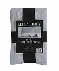 Ellen Tracy Quilt King Sham Blue