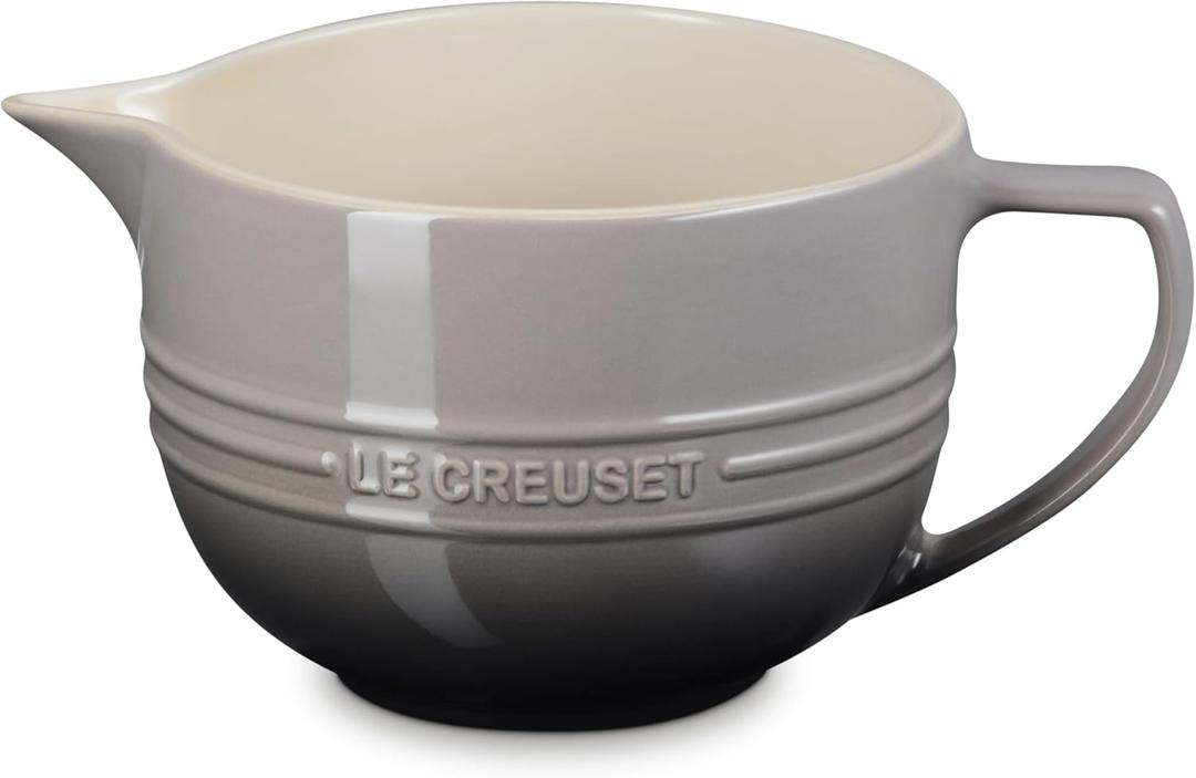Le Creuset Stoneware Signature Batter Bowl, 3.2qt., Oyster