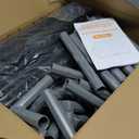 Baby Playpen with Mat, 50x50 Inch Play Pen, Playpen for Babies and Toddlers, Baby Playard for Indoor & Outdoor Active Center Game Fence, with Skin-Friendly Fabric and Soft Breathable Mesh (Grey)