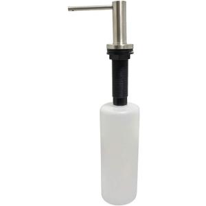 Kingston Brass SD8618 Elinvar Stainless Steel Nozzle Soap Dispenser, 17 oz, Brushed Nickel