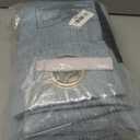 Treatmentex Blackout Linen Curtains for Living Room, Aqua Blue 40" Wide, 95" Length Long Curtains, 2 Panels Set, Farmhouse Burlap Texture Thermal Insulated Privacy Window Drapes for Bedroom Guestroom