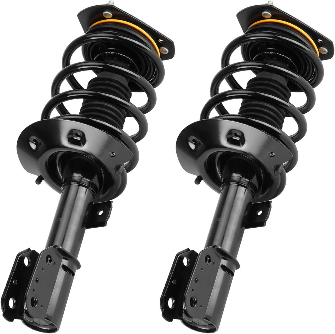 Front Spring Strut Shock Absorber Fit for FWD 2005 2006 2007 Buick Terraza/Saturn Relay, 2005 2006 2007 2008 2009 Chevy Uplander/Pontiac Montana, Complete Coil Struts Assembly Replace for 172231