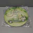 2 x Valentines Day Decorations St Patricks Day Decorations Reversible Valentines Wreath Truck Door Decor Hanging Wall Welcome Sign Wooden Front Door Hanger Wreath for Porch Wall Indoor Home Decor