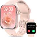 Smart Watches for Men Women 1.83" HD Display Activity Fitness Tracker Smartwatches for Android iOS Phones with Bluetooth Call/Heart Rate/Blood Pressure/Sleep Monitor/100+ Sport/IP67 Waterproof, Pink