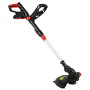 Humlest String Trimmer Cordless with Auto Feed, 20V Battery Powered 13" Edger and Weed Trimmer, 2 in 1 Electric Grass Trimmer, 2.5Ah Battery and Fast Charger Included (Black)
