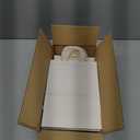 RACETOP White Paper Bags with Handles Bulk,8"x4.5"x10.8" 50Pcs,Paper Bags Birthday Wedding Party Favors Grocery Retail Shopping Business Goody Craft Gift Bags