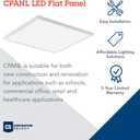 Lithonia Lighting CPANL 2x2 LED Flat Panel Light, 2 ft. by 2 ft. LED Light Panel, Ceiling Lighting Fixture, 3300 Lumens, 3500K/4000K/5000K Switchable CCT, Includes Direct Ceiling Mount Bracket, White