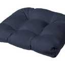 Cushion Source Tufted Chair Cushion | Rounded Back Corners | 21" x 19" x 4" Seat Cushion | No Ties | Indoor/Outdoor | Multiple Sunbrella Fabric Options Available (Sunbrella Spectrum Indigo)