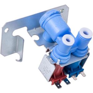BlueStars Upgraded WR57X10051 Refrigerator Dual Inlet Water Valve - Compatible with G.E, Hotpoint & Kenmore Refrigerators - Replaces WR57X10040 AP3672839 PS901314 IMV513 WR2X10105