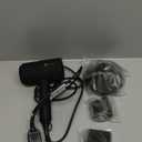 slopehill Professional Ionic Hair Dryer, Powerful 1800W Fast Drying Low Noise Blow Dryer with 2 Concentrator Nozzle 1 Diffuser Attachments for Home Salon Travel (Black)