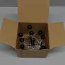 TOPIA HANGER Hoodie Hangers 2-Pack with 6 Wood Balls, 360Swivel Purse Hanger, Scarf Hanger, Closet Hooks, Handbag Organizer, Bra Hanger, Accessory Organizers for Scarf, Tanktop, Hat, Hoodie CT43B (Black)