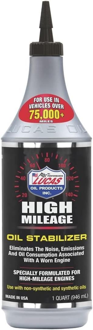 Lucas Oil 10118 High Mileage Oil Stabilizer - 1 Quart