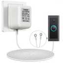 Extra Long 19.7ft Cord 18V500mA Doorbell Transformer Compatible with Ring, Nest, Eufy, Wyze, Arlo Wireless Video Doorbells (White)
