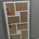 11.8x21.8 Collage Frame with 8 Openings 4X6 Pictures, Multiple Picture Frame with Mat, Wall or Tabletop Decor, Grey Wood Grain ONE FRAME