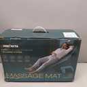 Full Body Massage Mat with Heat, Detachable Massager Pad Deep Tissue Pain Relief,10 Vibrating Motors and 9 Speed Settings for Relaxation at Home or Office