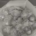 Mumufy 100 Pcs Glass Tealight Candle Holder Ribbed Votive Candle Holder for Centerpiece Wedding Proposal Spa Aromatherapy Meditation Home Decor (Silver)