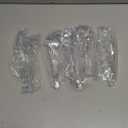18 Pcs Clear Plastic Serving Utensils Set - 6 Clear Plastic Serving Spoons, 6 Tongs And 6 Forks - Heavy Duty Disposable Serving Utensils Set For Parties