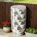 2 Pcs Vertical Plant Pot Insect Netting with Zipper, 39"x20" Stackable Planter Garden Net Cover, 3 to 5 Tier Planter Pot Insect Bird Barrier Protection Mesh for Strawberry Herb Flower Fruit Vegetable