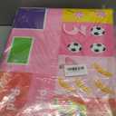 Kids Play Mat - Cartoon Kids Bedroom Rug Play Mat for Learning ABC Alphabet,Numbers,Animal,Colors,Season,Cute Classroom Rug for Children Girls Bedroom Decor,Pink,5x7 Feet