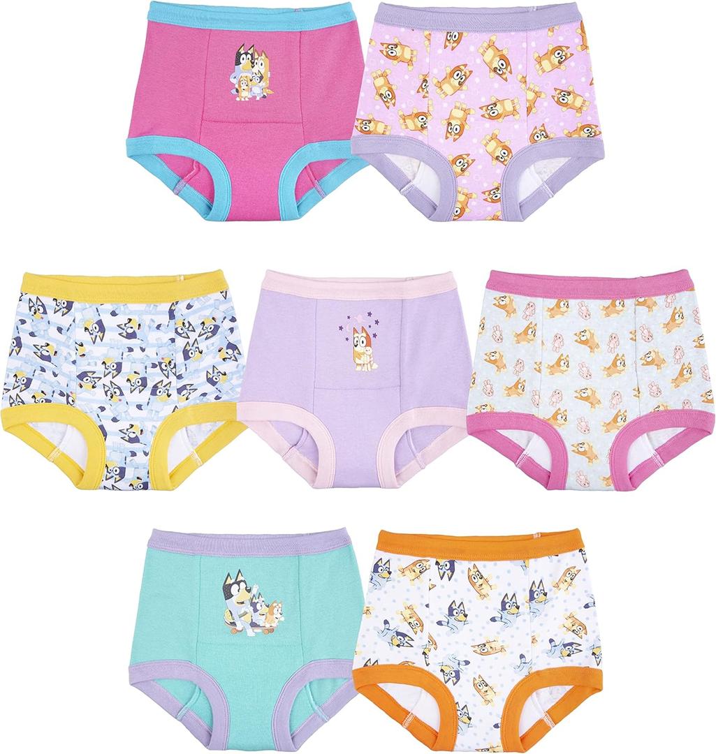 Potty Training Pants, 100% Cotton Padded Underwear, 7-Pack, Size 3T