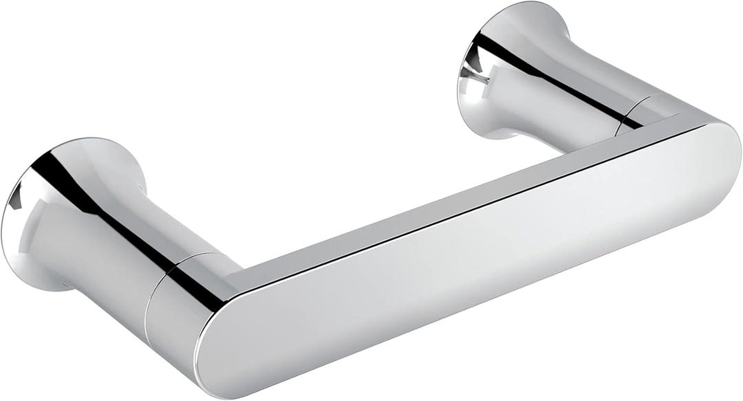 Moen Genta LX Chrome Modern Wall Mount Pivoting Toilet Paper Holder for Bathroom, BH3808CH (Pack of 1)