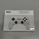 8Bitdo Pro 2 Bluetooth Controller for Switch/Switch 2, Hall Effect Joysticks, 2 Pro Back Paddle Buttons, Wireless Gaming Controller for Switch, PC, Android, and Steam Deck & Apple (Gray Edition)