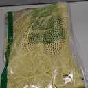 Sliner 12 Pack Thanksgiving Pumpkin Placemats 17 x 16 Inch Vinyl Metallic Pressed Fall Autumn Table Mat Decorations Farmhouse Harvest Pumpkins Round Placemats for Party Kitchen Dinning (Gold)