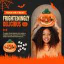 3 x 120 PCS Halloween Small Hard Candy  Packed in A Pumpkin Jar  Individually Wrapped Themed Colors & Designs  Trick Or Treat Candies - Bulk Candys Great Use, For Kids, Trick or Treat, Party Favor, Classrooms, Goodie Bags (Halloween) (EXP 06/18/27)