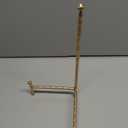 Red Co. Decorative Tripod Plate Stand and Art Holder Easel in Gold Finish - 14" h