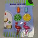 Drink Markers. Keep Track of Everyone's Glass. Pack of 4