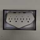 1080P HD Wireless Wall Outlet Charger Security Camera with 45W Fast Charging Station USB-C & USB-A, Home Security Camera for Baby and Pet WiFi Enabled