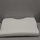 Derila Memory Foam Pillow & Additional Pillowcase, Optimal  Temperature Control for Your Perfect Sleep. Neck Contoured Support Pillow Improves Sleep. Wake up Refreshed with Neck & Shoulder Pain Relief