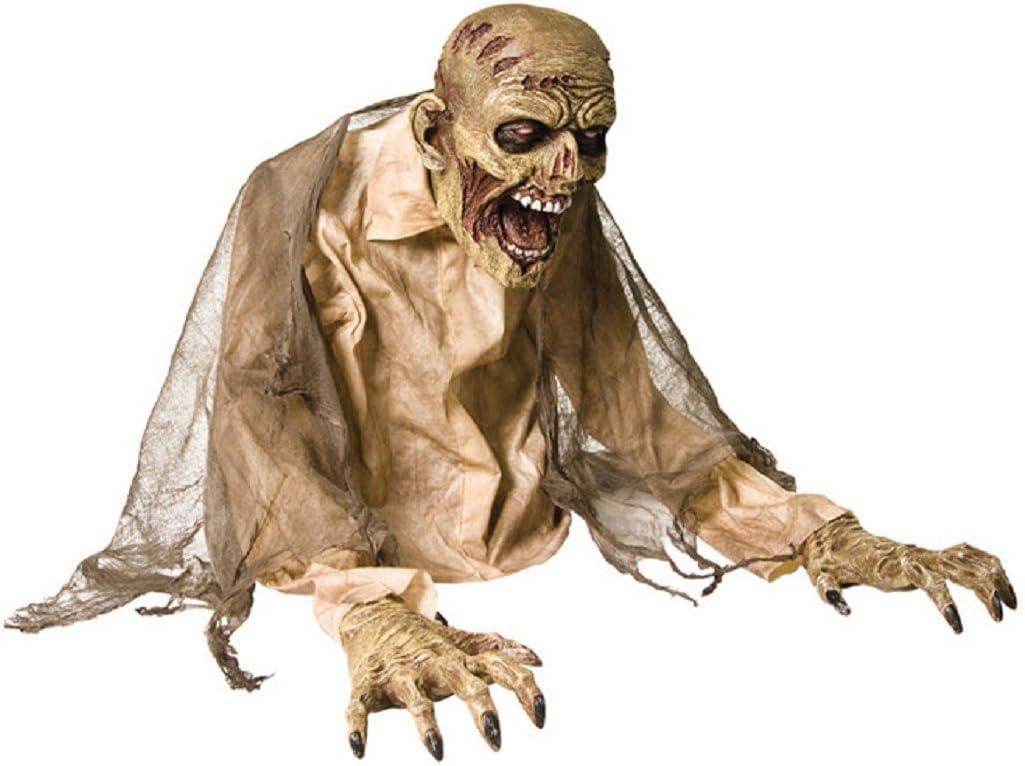 Morris Costumes Animated Zombie Halloween Prop Decoration with Fog