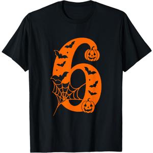 Number 6 Funny Meme Saying 6 7 Six Seven Halloween Costume T-Shirt 