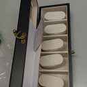 Watch Box, Watch Case for Men Women with Large Glass Lid, Wooden Watch Display Storage Box with 6 - Slots, Charcoal Black Mens Watch Box Organizer