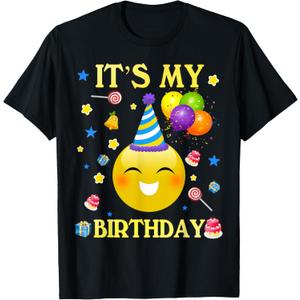Funny Tee It's My Birthday Funny Cute Women Men Boy Girl T-Shirt XL