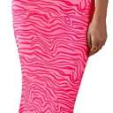 PRETTYGARDEN Maxi Dresses for Women 2025 Summer Halter Leopard Print Backless Sexy Bodycon Cocktail Beach Long Dress (Pink, XL)