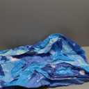 Sloosh Inflatable Kiddie Pool, 34"x10" Blow Up Kid Swimming Pool,3 Rings Blue Baby Pool for Toddler,Play Pit for Dog with Geometric Pattern for Summer Water Party Backyard Garden(Fish)