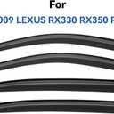 Window Visors Rain Guards for 2004-2009 Lexus RX330 RX350 RX400h